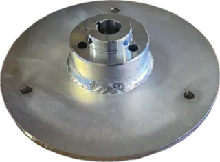 Brock flens for hd.motor, konisk aksel (4-0031)
