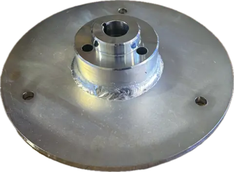 Brock flens for hd.motor, konisk aksel (4-0031)