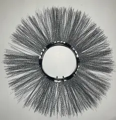 B&#248;rstering st&#229;l ZZ (660/8&quot;) 2-t. avst. 30mm, Bobcat