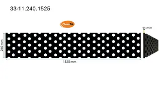Veistål perforert 11x240x1525mm 5-fot (14010568)