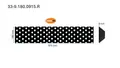 Veistål perforert 9x180x915mm (3-fot) (9X180X915)