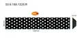 Veistål perforert 9x180x1220mm (4-fot) (9X180X1220)