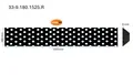 Veistål perforert 9x180x1525mm (5-fot) (9X180X1525)