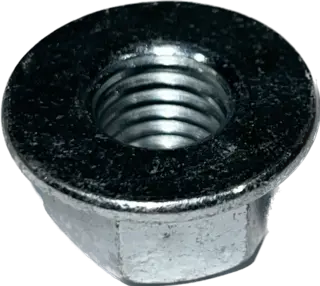 Flensmutter for M12 m. l&#229;s (M12VPL)