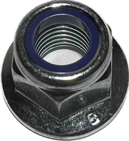 Flensmutter for M16, h=20mm m. l&#229;s 14010586