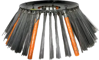 Ravo 540 Ugressbørste, Mix (stål/wire) flatstål 3,3mm & 8stk wire (500/760/200)