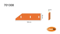 Wasa 300+  Øvre elevator, PU (190x65x6) 70-75 ShA