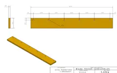 Slitesko Broddson Scandia. 95 sha L=1220mm