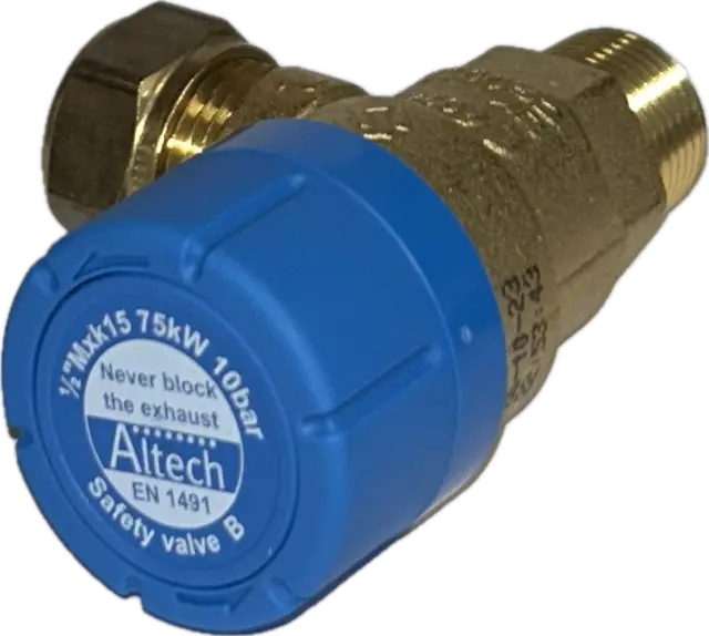 Brodd Gothia Sikkerhetsventil, 10bar 