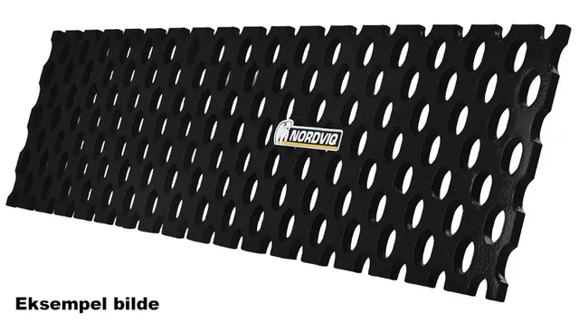 Veistål perforert 9x180x1220mm (4-fot) (9X180X1220) 