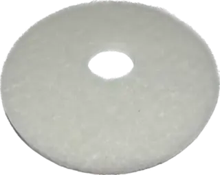 10" 254mm hvit std. pads (3310)