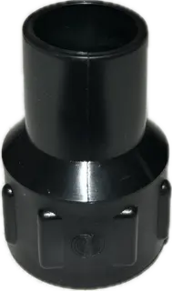 Endemuffe 38mm til 32mm, svart
