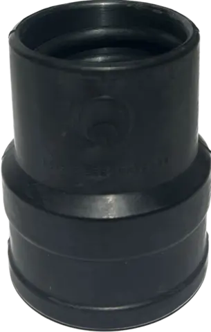 Endemuffe spesial, 38mm til 50mm rett, svart (SMU38-50)