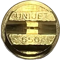 Brock h&#248;ytrykks dyse (6501) Messing (3-2548)