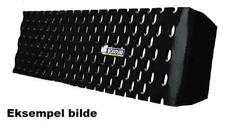 Veistål perforert endebøy 11x240x1280mm (1220) (14010571) 